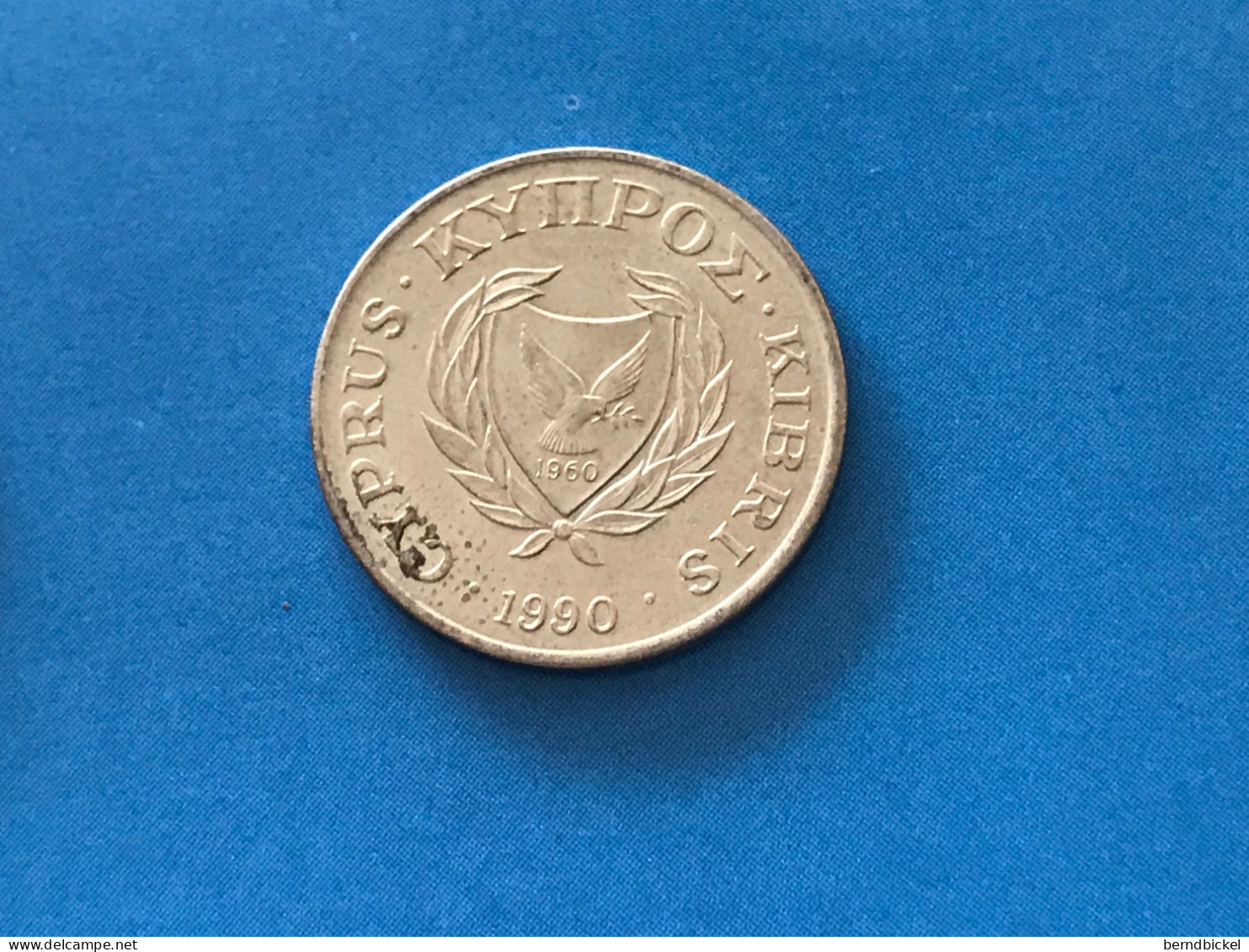 Münze Münzen Umlaufmünze Zypern 2 Cents 1990 - Chypre