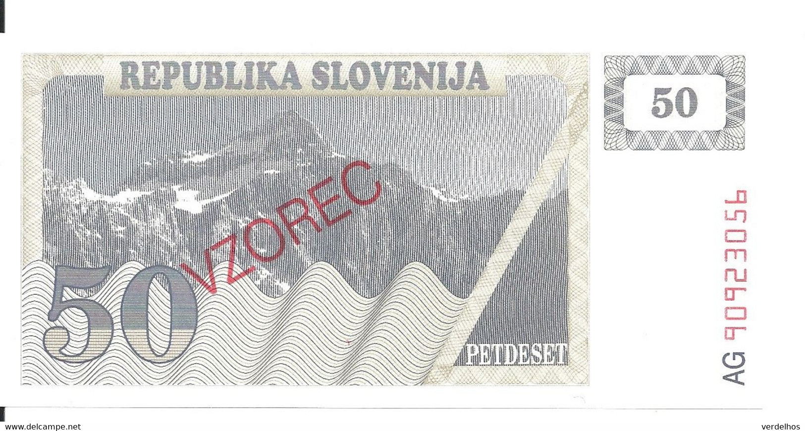 SLOVENIE 50 TOLARJEV 1990 UNC P 5s1 - Slovenia