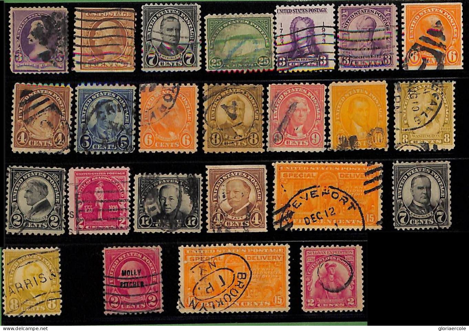 ZA0165 - USA  - STAMPS -  SMALL Lot Of USED Stamps. - Ongebruikt