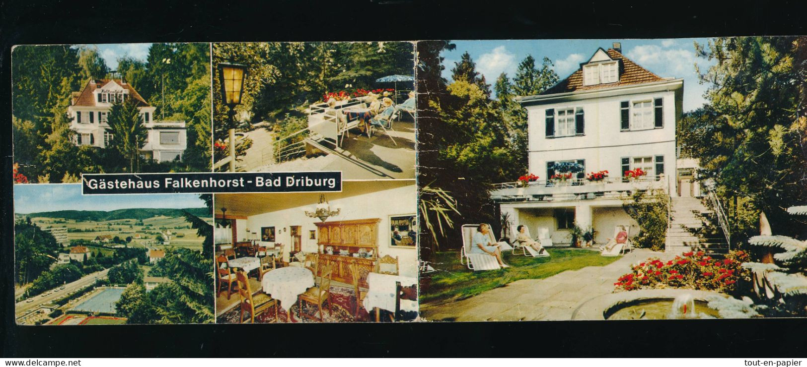 Carte Allemagne - Gästehaus Falkenhorst Bad Driburg - ( Margarete Viertmann ) - Georgsmarienhütte