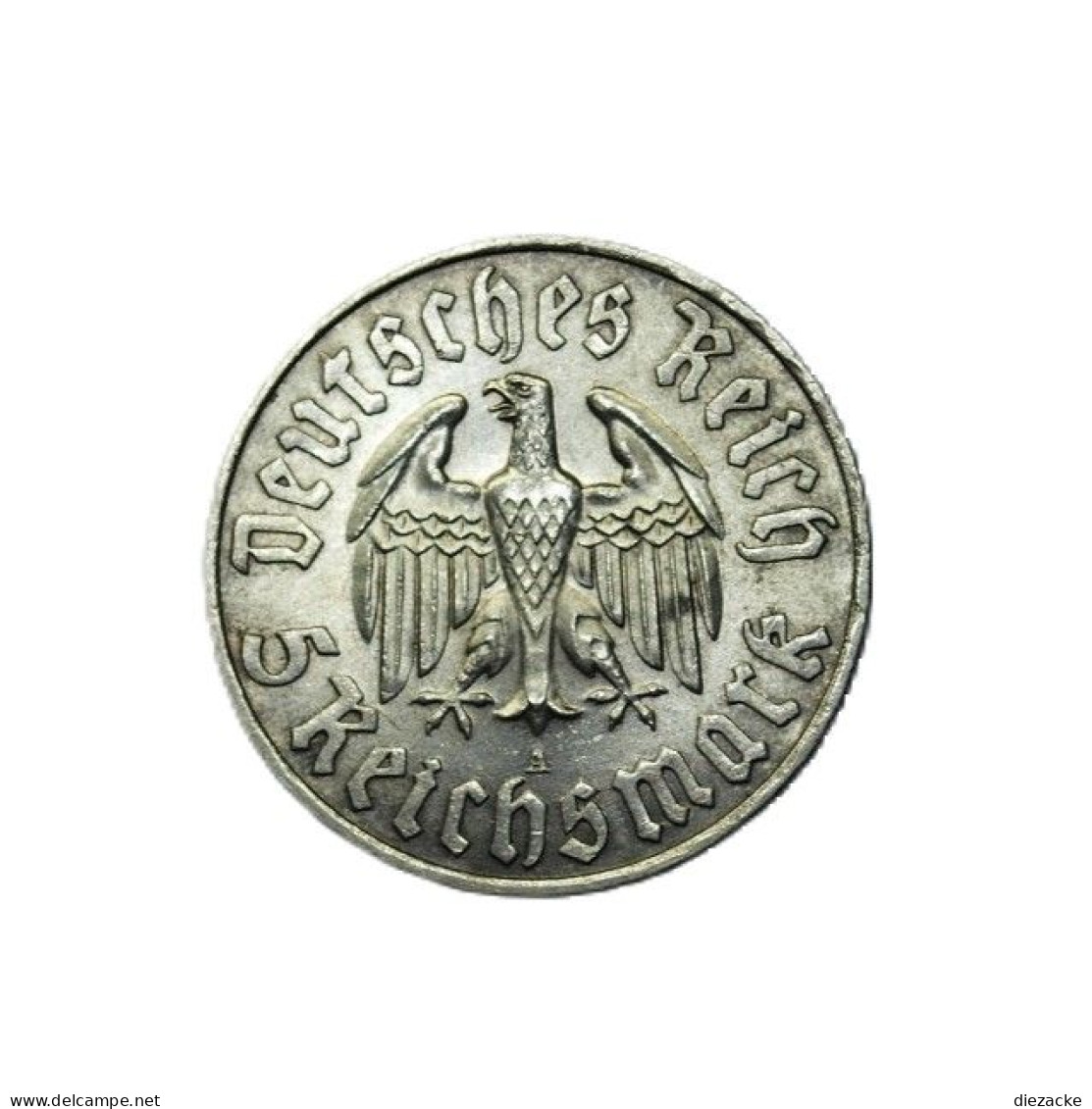 Deutsches Reich 1933 A 5 Mark Martin Luther (EM369 - 5 Reichsmark