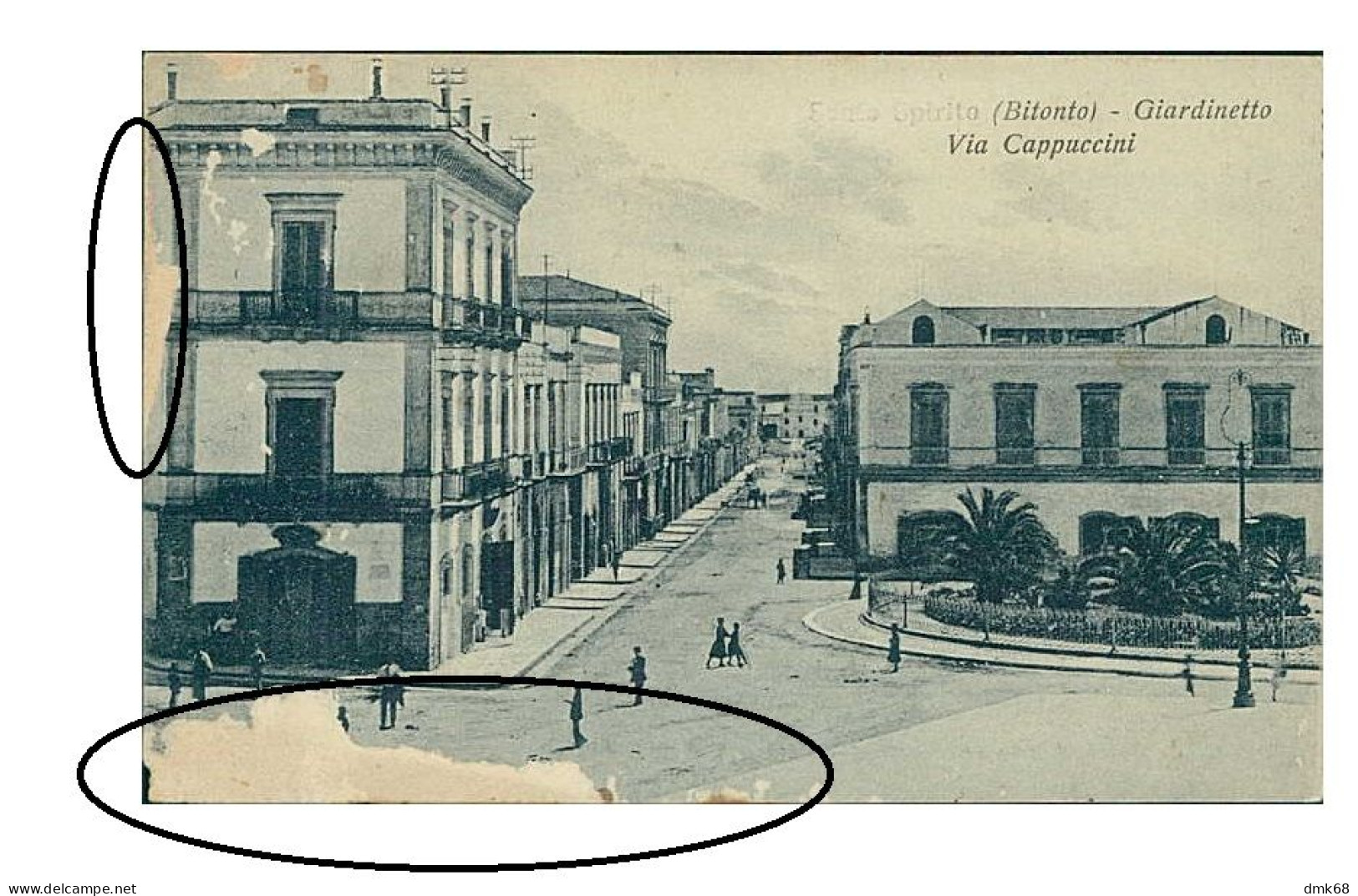 BITONTO - SANTO SPIRITO - VIA CAPPUCCINI - EDIZIONE CUZZI - 1920s (19017) - Bitonto