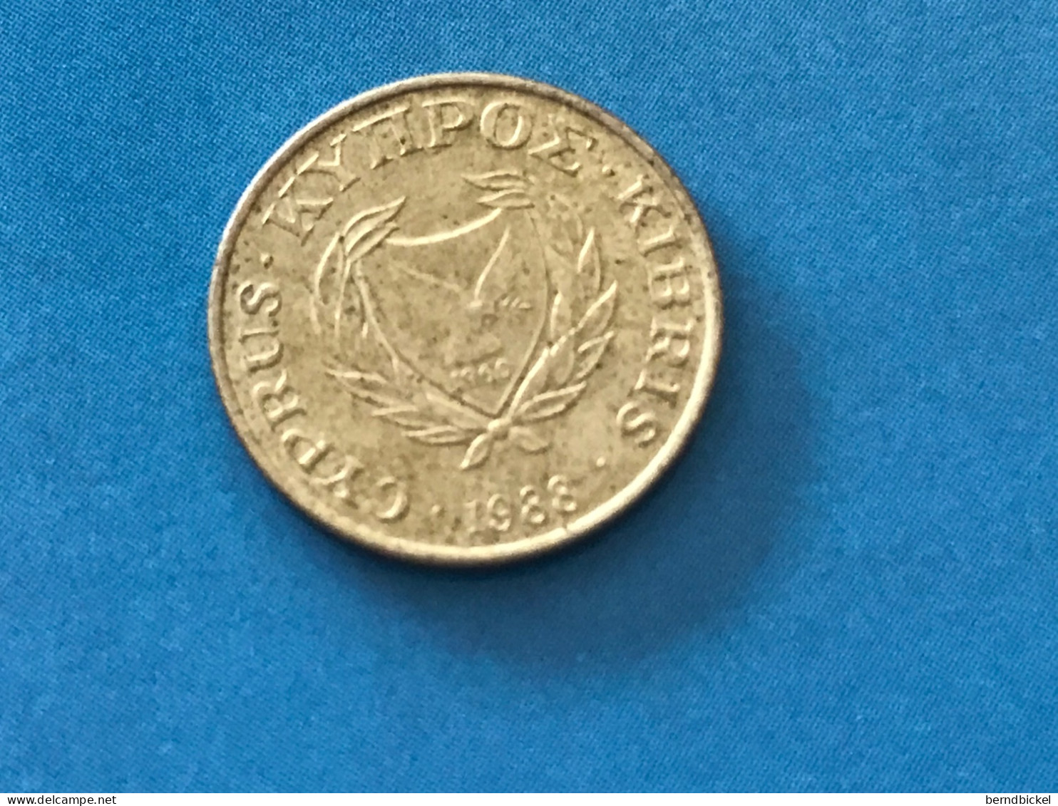 Münze Münzen Umlaufmünze Zypern 1 Cent 1988 - Chypre