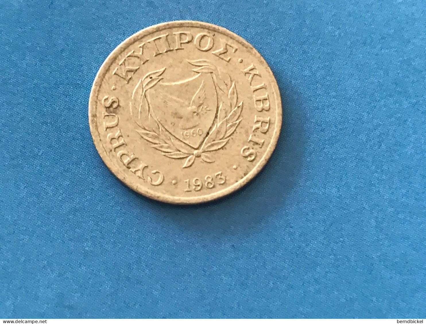 Münze Münzen Umlaufmünze Zypern 1 Cent 1983 - Chipre