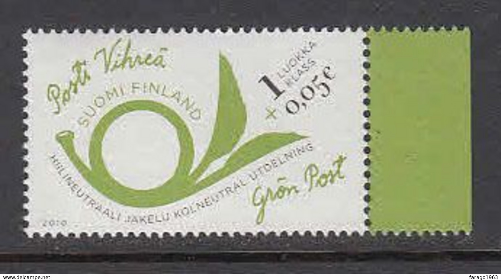 2010 Finland Green Energy Plant Semi Postal Environment Complete Pair MNH @ BELOW FACE VALUE - Nuevos