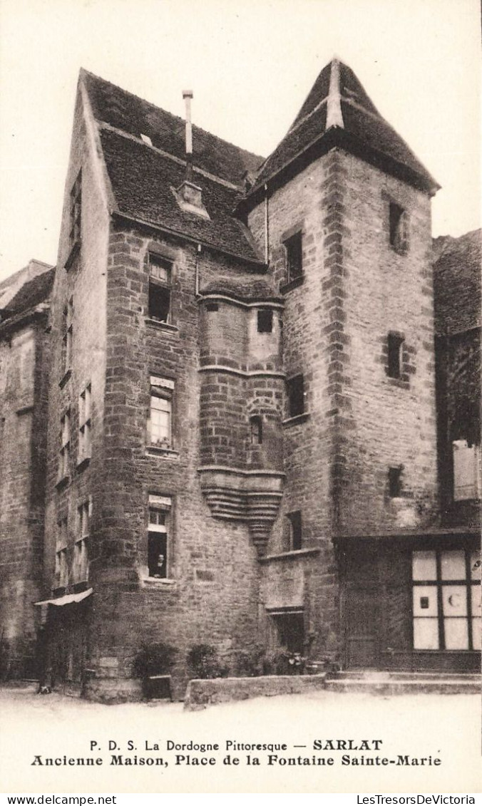 FRANCE - Sarlat - Ancienne Maison - Place De La Fontaine Sainte Marie - Carte Postale - Sarlat La Caneda