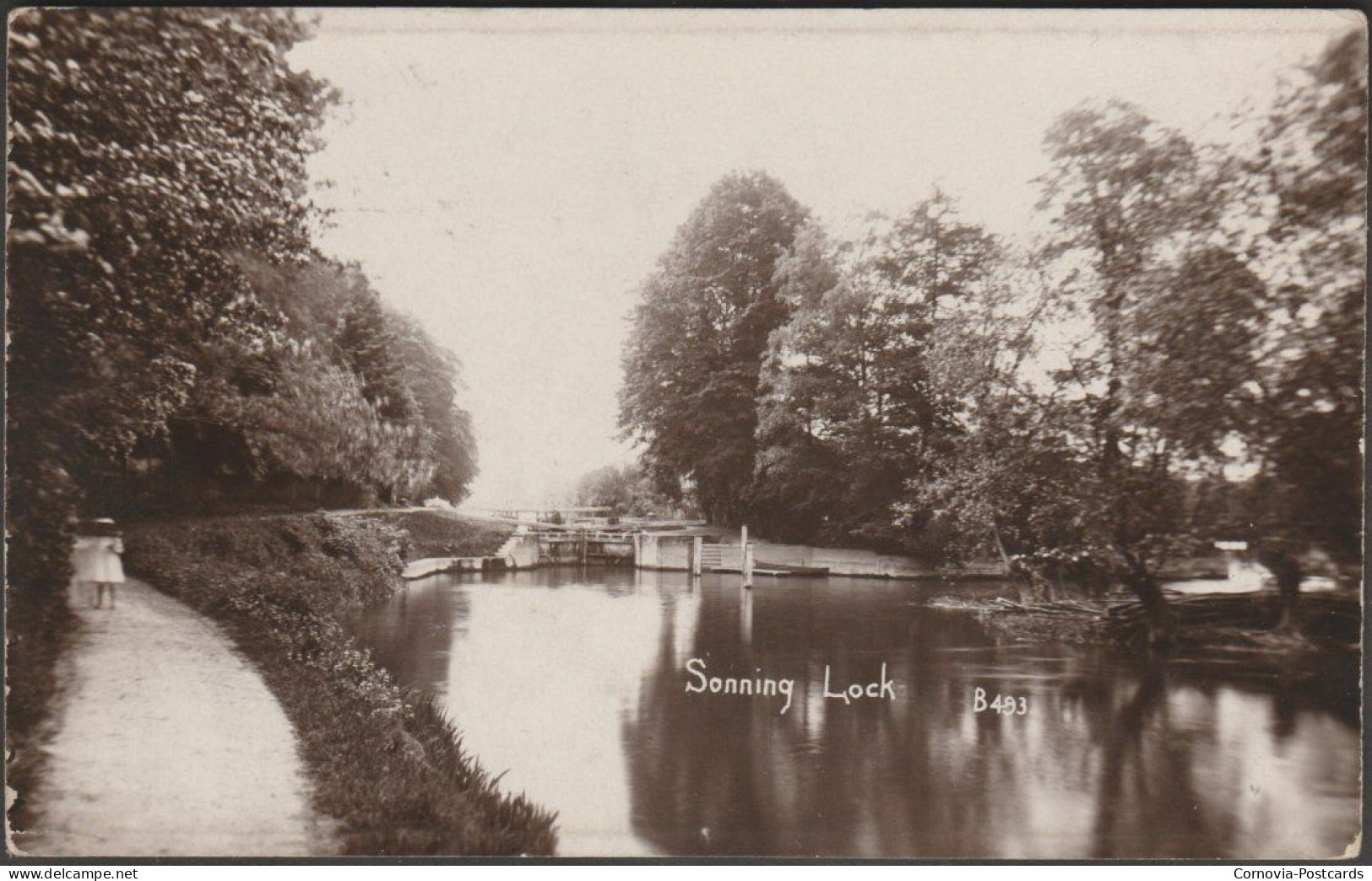 Sonning Lock, Berkshire, C.1910s - RP Postcard - Other & Unclassified