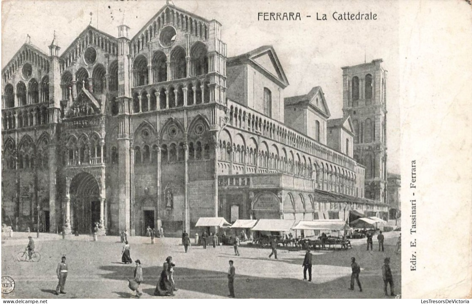 ITALIE - Ferrara - La Cattedrale - Animé - Carte Postale Ancienne - Ferrara