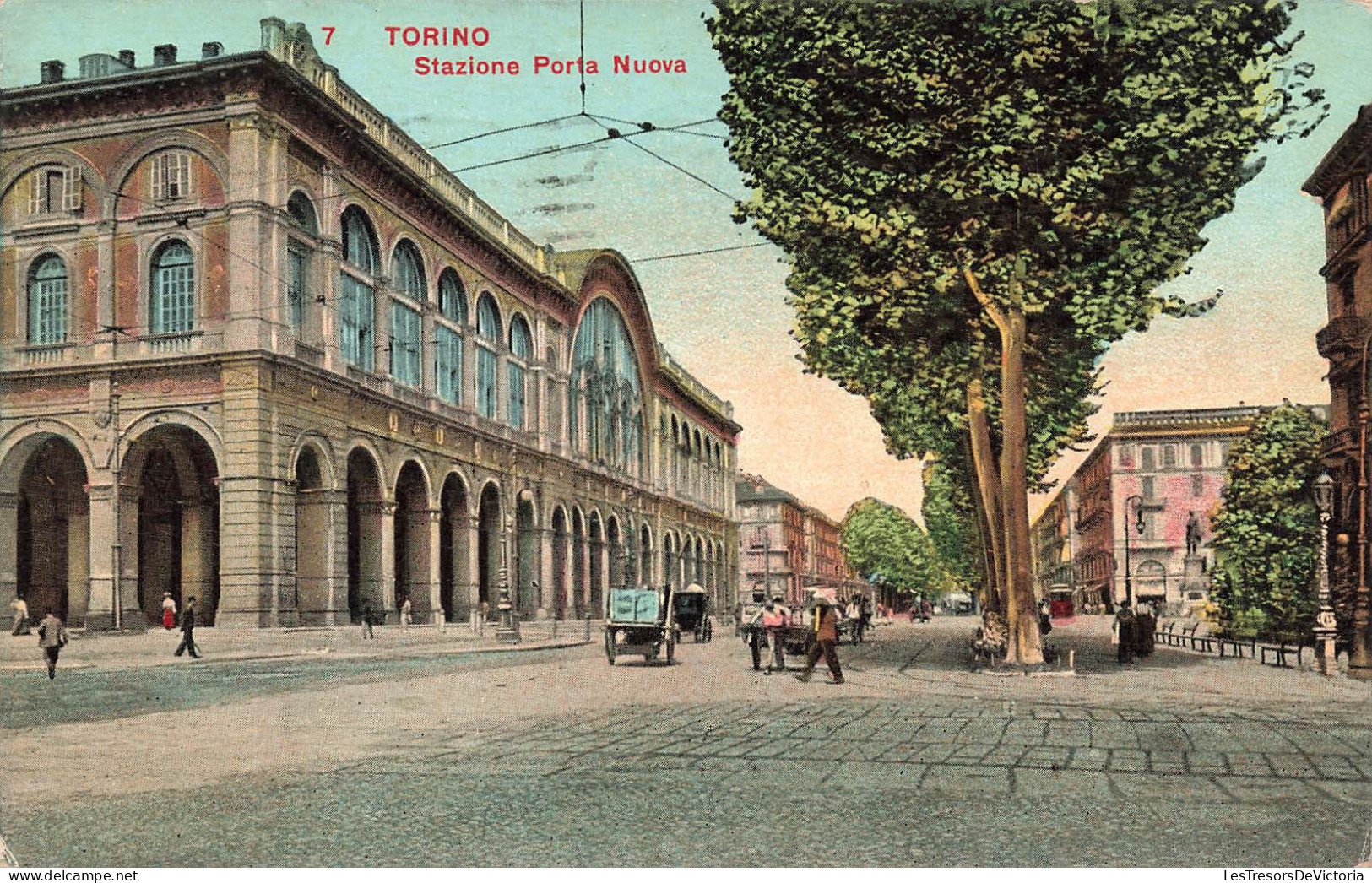 ITALIE - Torino - Stazione Porte Nuova - Colorisé - Carte Postale Ancienne - Stazione Porta Nuova