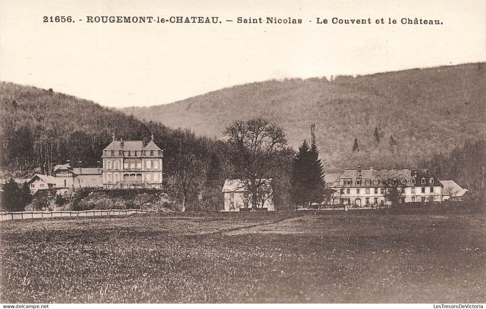 FRANCE - Rougemont Le Château - Saint Nicolas - Le Couvent Et Le Château - Carte Postale Ancienne - Rougemont-le-Château
