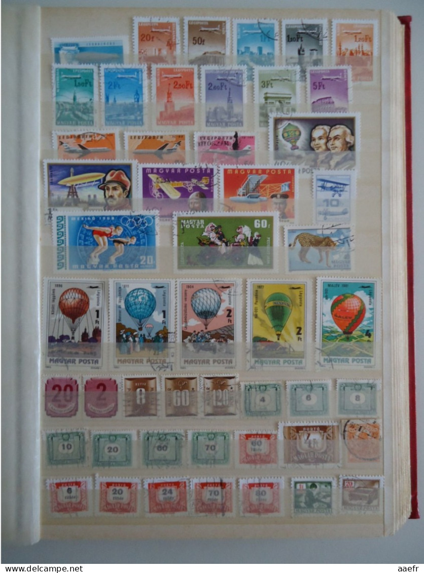 Europe de l' Est - Collection de 1600 timbres différents - 68 MNH - 30 séries complètes - d'Albanie à Yougoslavie