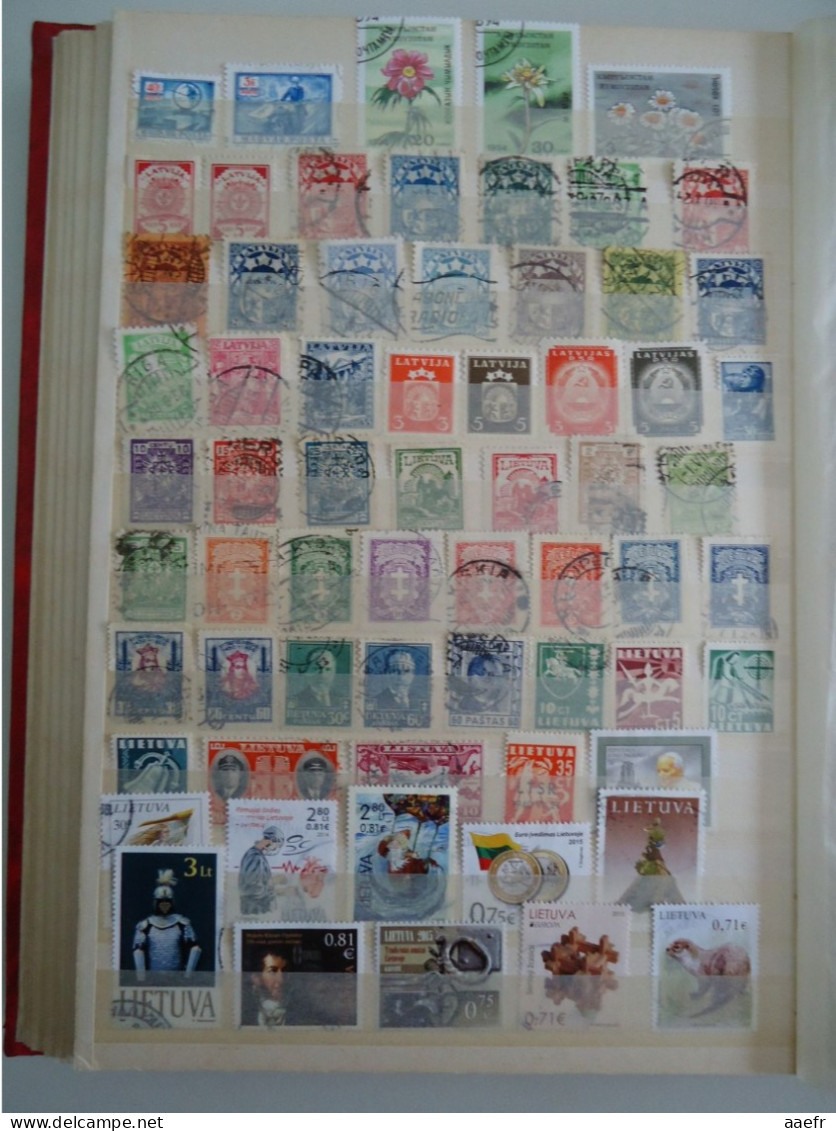 Europe de l' Est - Collection de 1600 timbres différents - 68 MNH - 30 séries complètes - d'Albanie à Yougoslavie