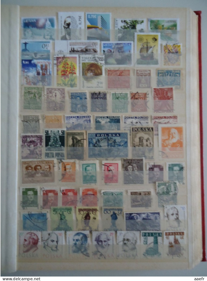 Europe de l' Est - Collection de 1600 timbres différents - 68 MNH - 30 séries complètes - d'Albanie à Yougoslavie