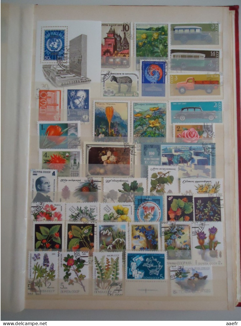 Europe de l' Est - Collection de 1600 timbres différents - 68 MNH - 30 séries complètes - d'Albanie à Yougoslavie