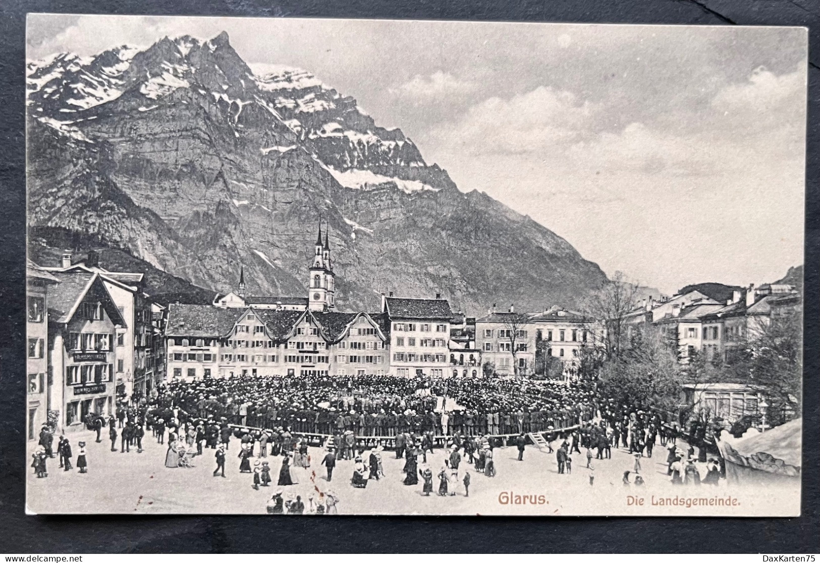 Glarus. Die Landsgemeinde Ca. 1930 - Glaris Norte
