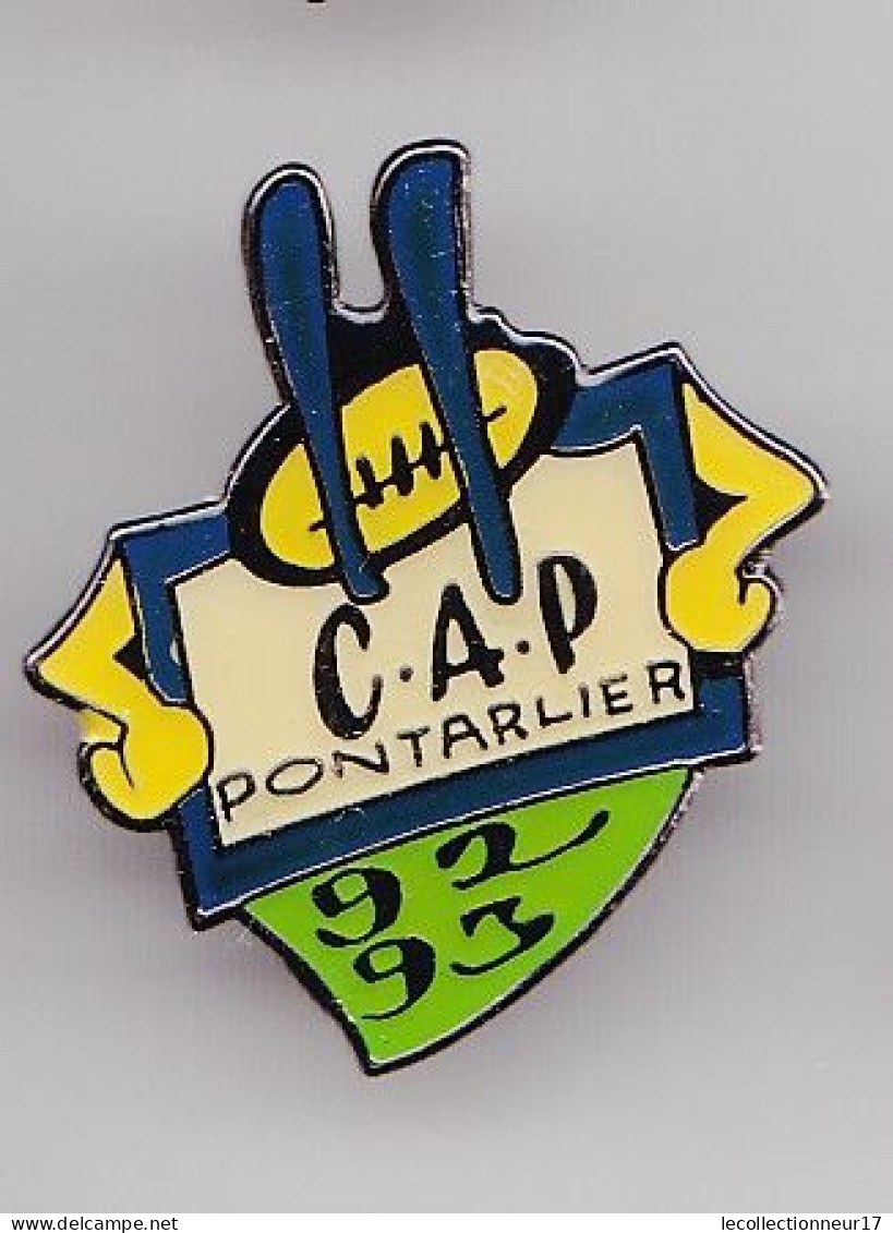 Pin's Rugby CAP Pontarlier 92-93 Réf 8281 - Rugby