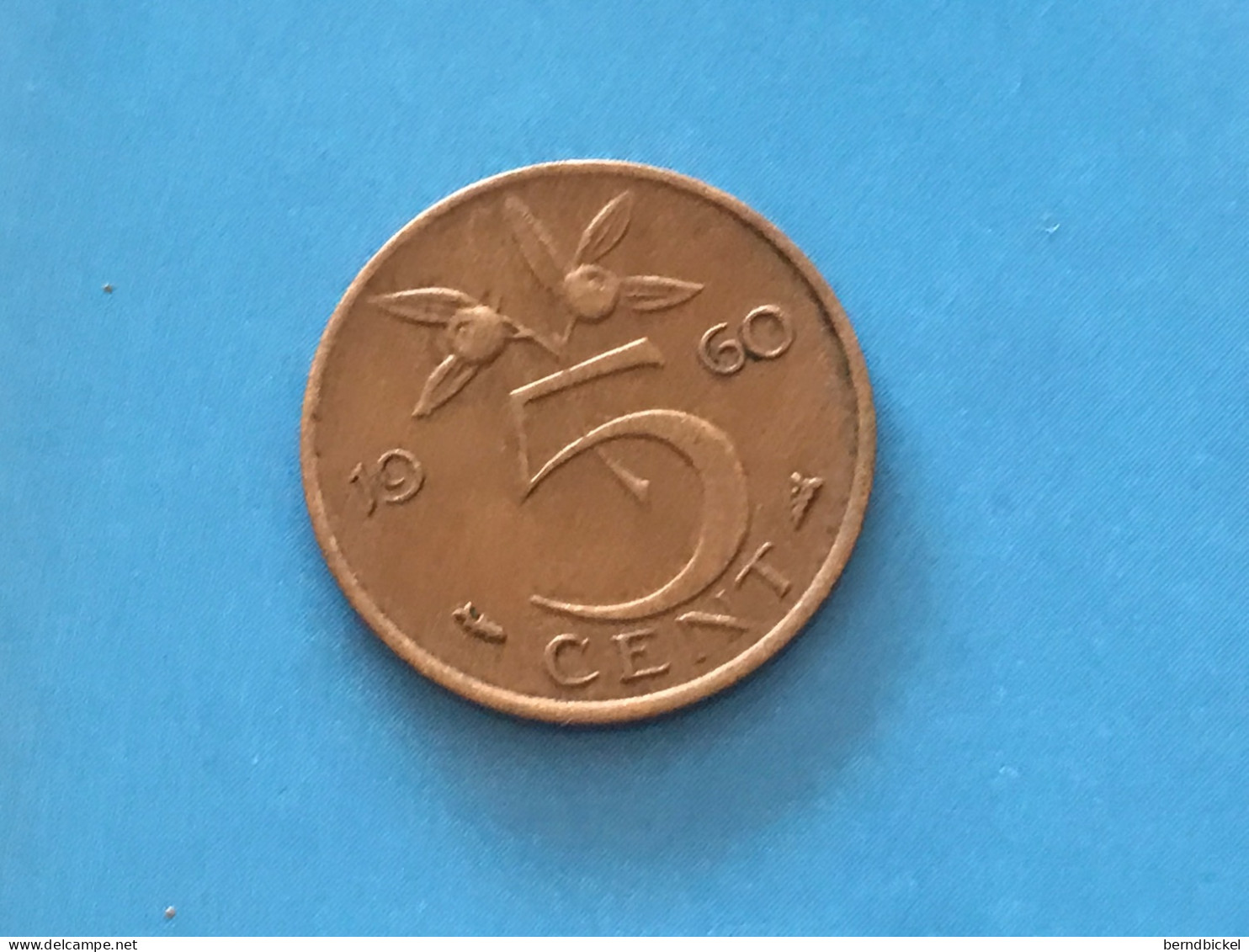 Münze Münzen Umlaufmünze Niederlande 5 Cent 1960 - 1948-1980 : Juliana