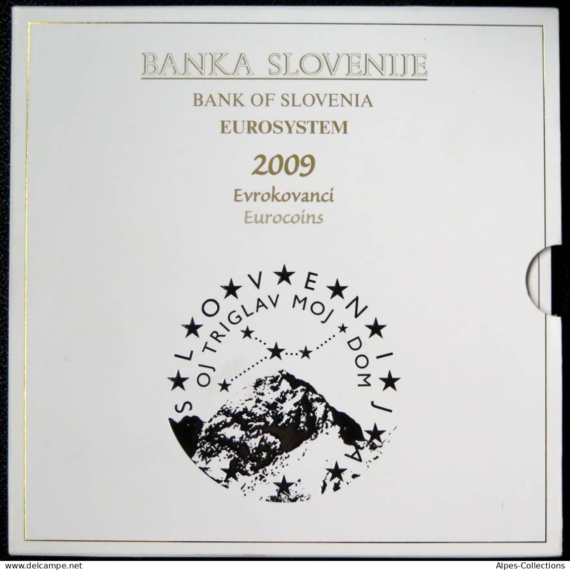 SVX2009.1 - COFFRET BU SLOVENIE - 2009 - 1 Cent à 2 € + 3 € Vol Motorisé - Slovénie