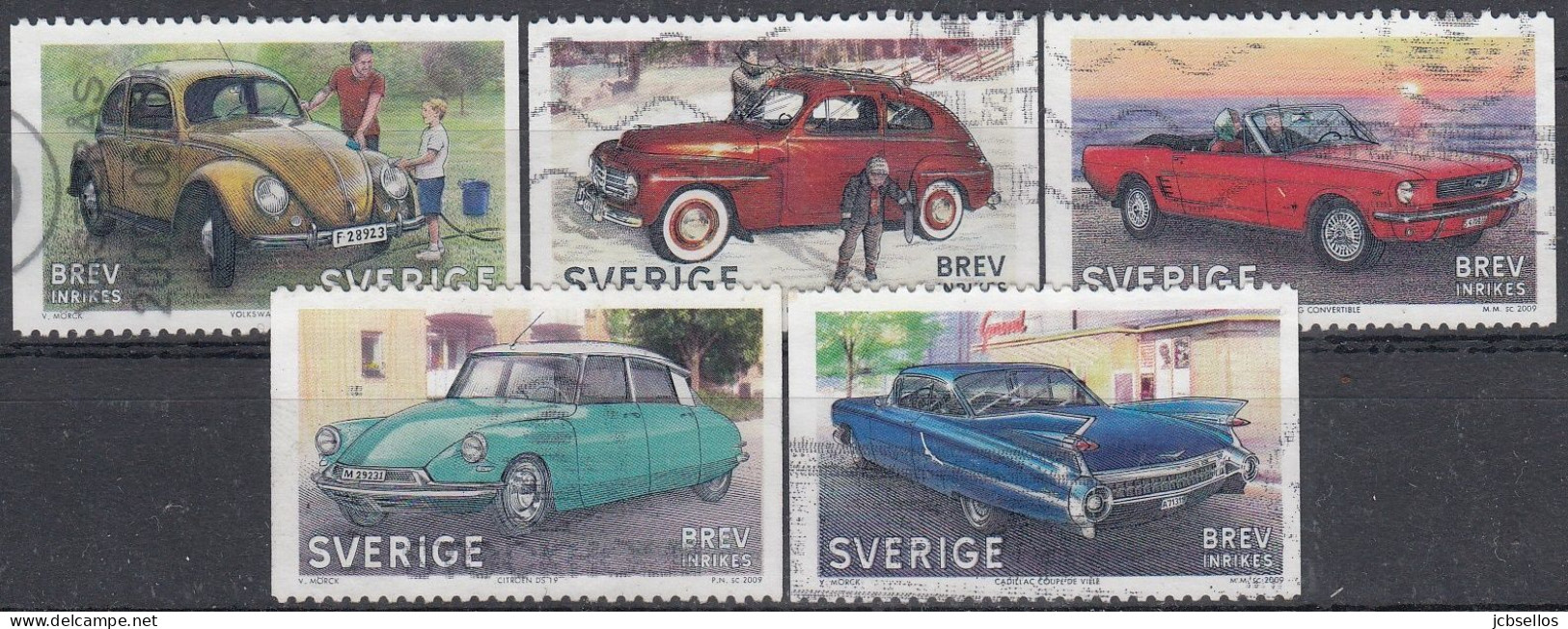 SUECIA 2009 Nº 2659/2663 USADO - Used Stamps