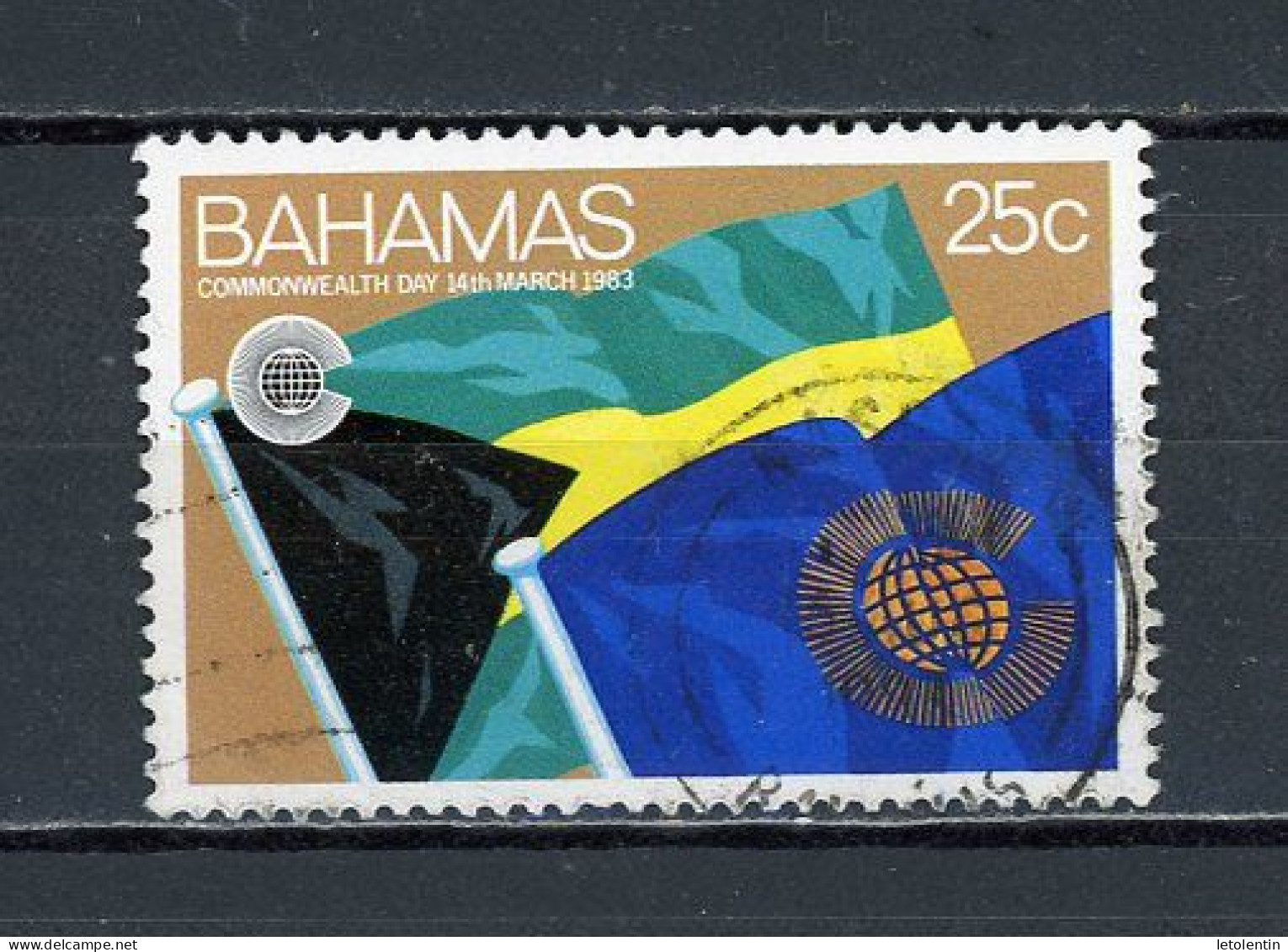 BAHAMAS : DRAPEAU  - N° Yvert 529 Obli. - Bahamas (1973-...)