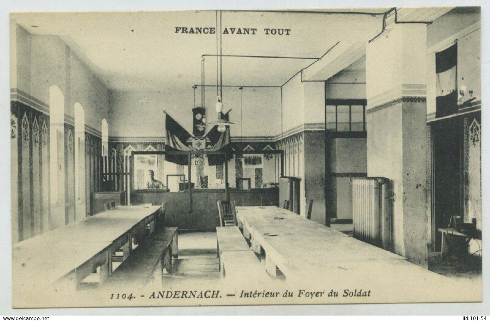 Andernach, Intérieur Du Foyer Du Soldat (France Avant Tout) (lt8) - Andernach