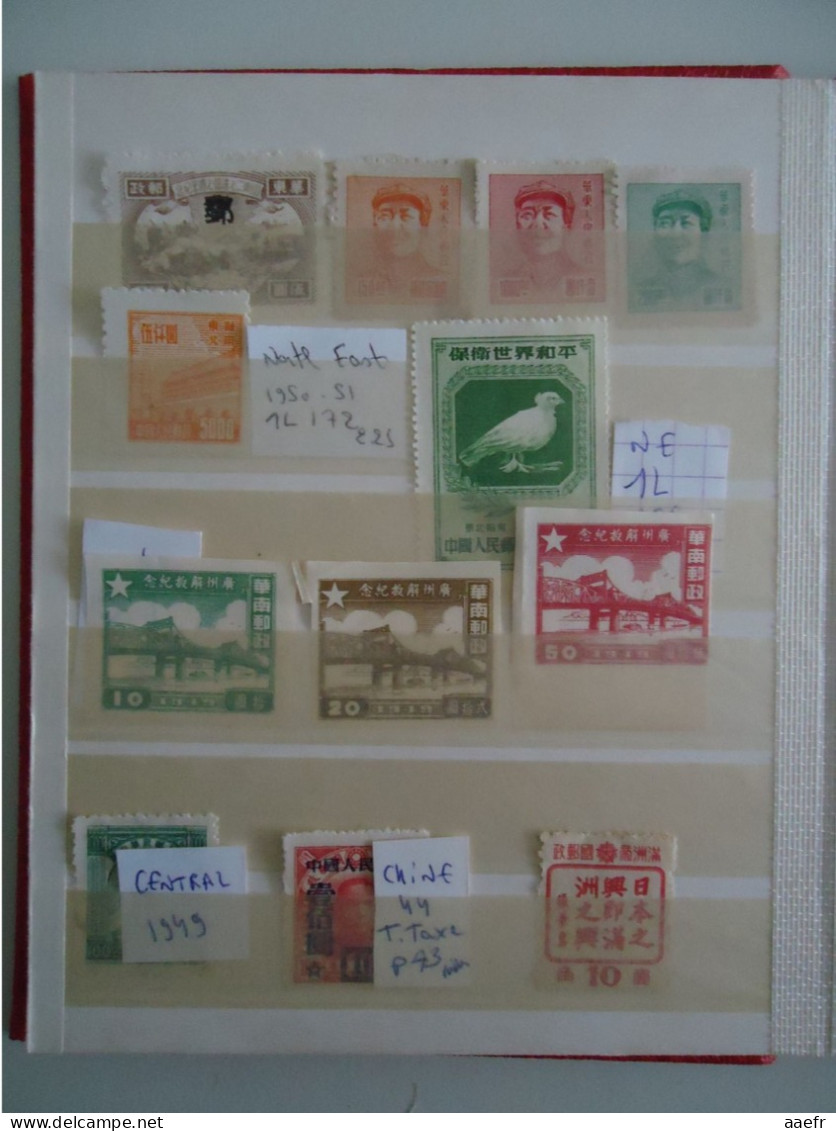 Chine - 113 Timbres Dans Un Album - Collections (en Albums)