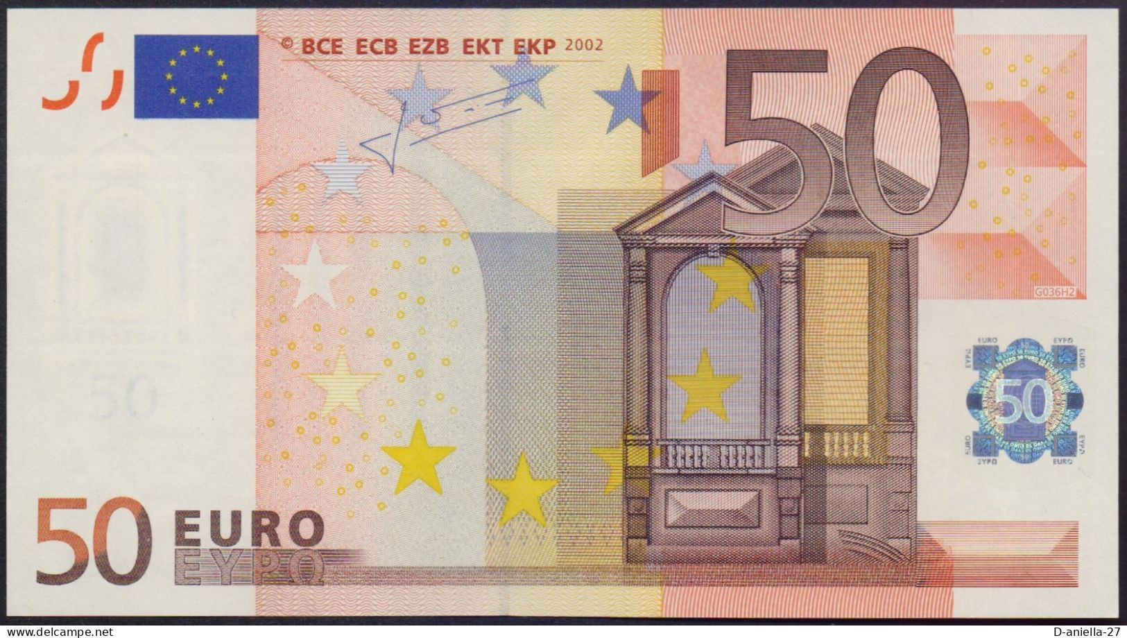 Deutschland, 50 €uro X / G036-H2, Trichet, Perfekt Unc., Extrem Selten! - 50 Euro