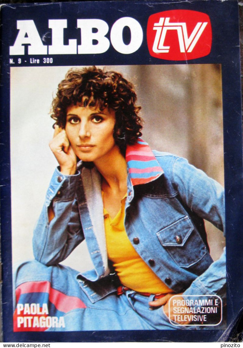 ALBO TV 9 1977 Paola Pitagora Pamela Villoresi Tino Buazzelli Carolyn Jones - Télévision