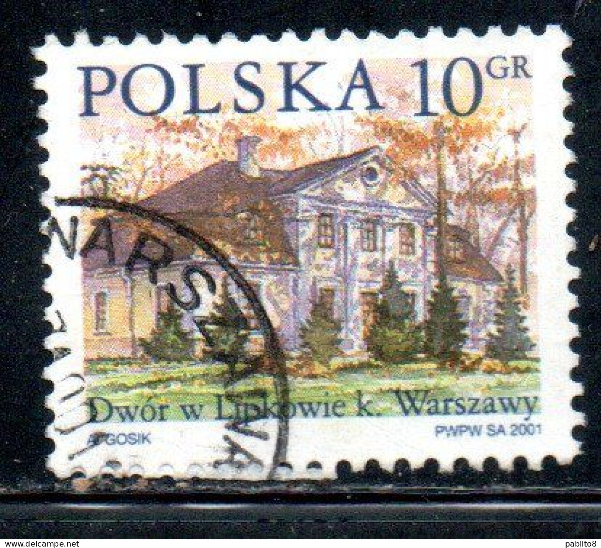 POLONIA POLAND POLSKA 2001 COUNTRY ESTATES LIPKOW 10g USED USATO OBLITERE' - Oblitérés