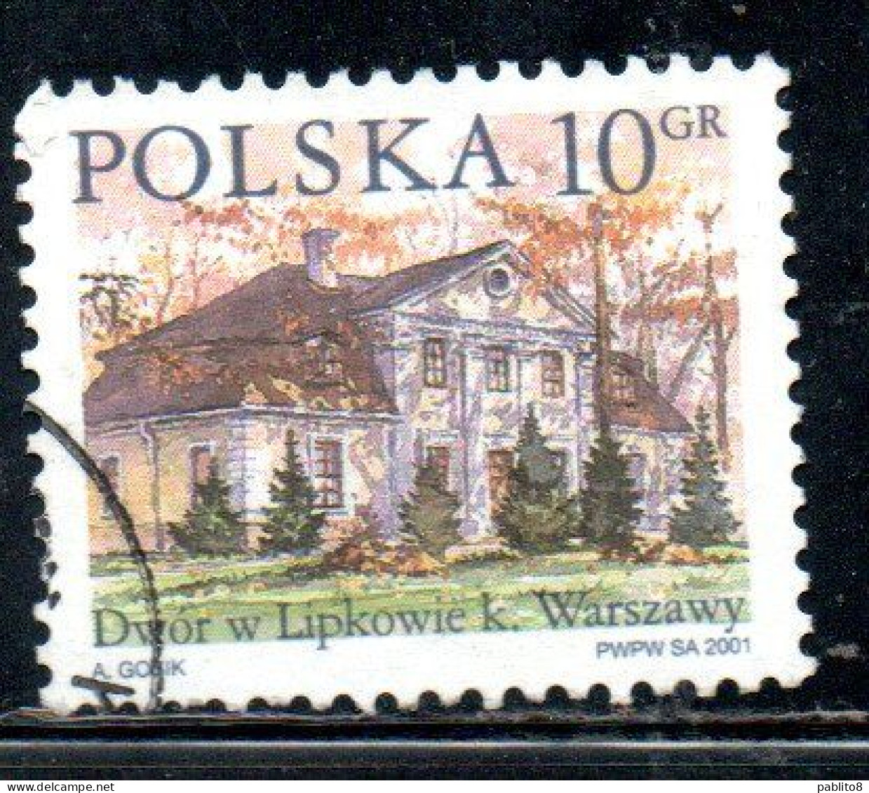 POLONIA POLAND POLSKA 2001 COUNTRY ESTATES LIPKOW 10g USED USATO OBLITERE' - Oblitérés