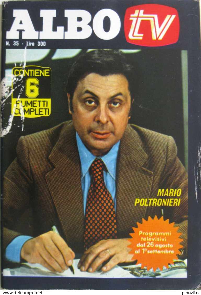 ALBO TV 35 1977 Mario Poltronieri Paola Senatore Franco Franchi Aroldo Tieri - Televisión