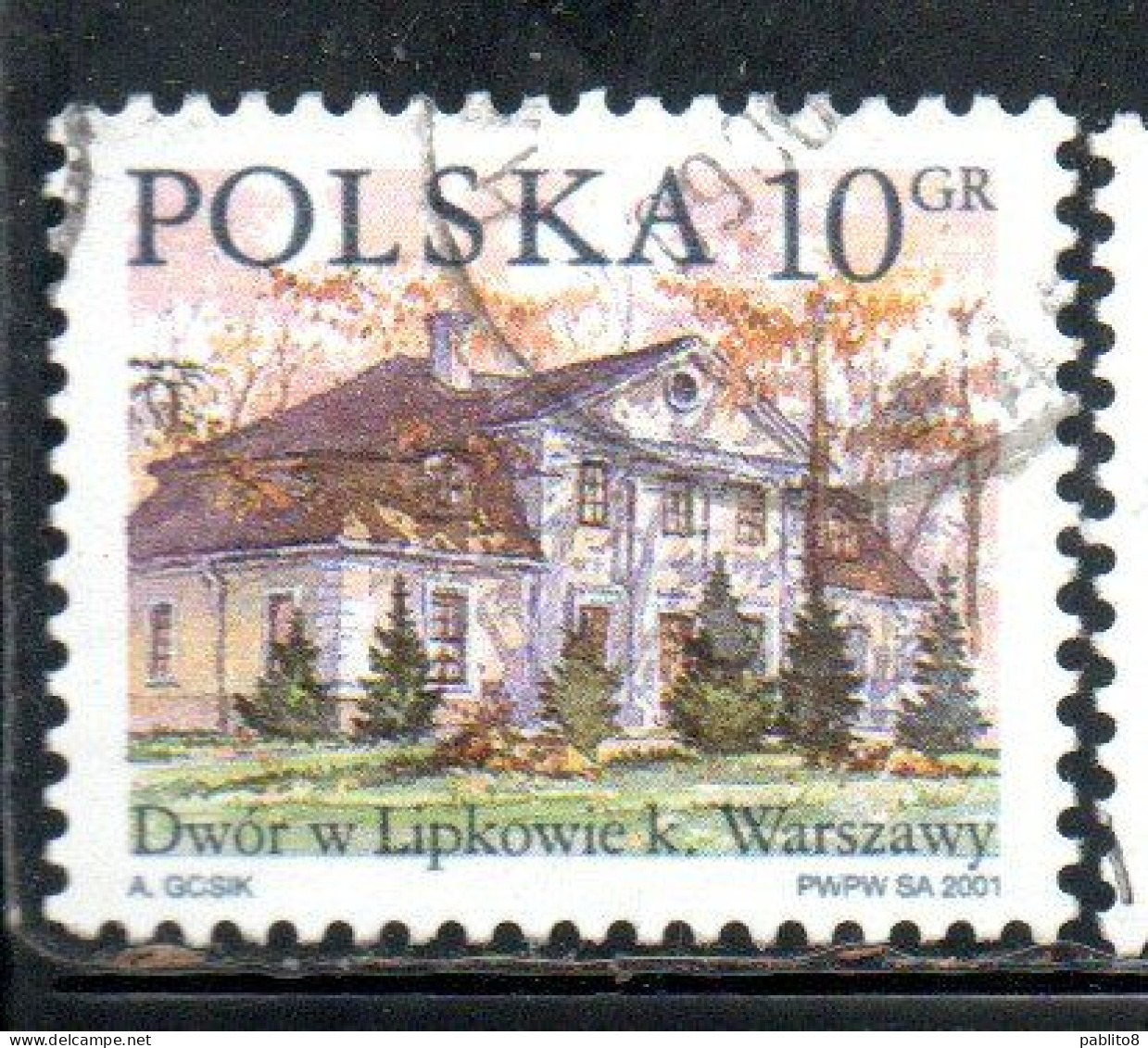 POLONIA POLAND POLSKA 2001 COUNTRY ESTATES LIPKOW 10g USED USATO OBLITERE' - Oblitérés