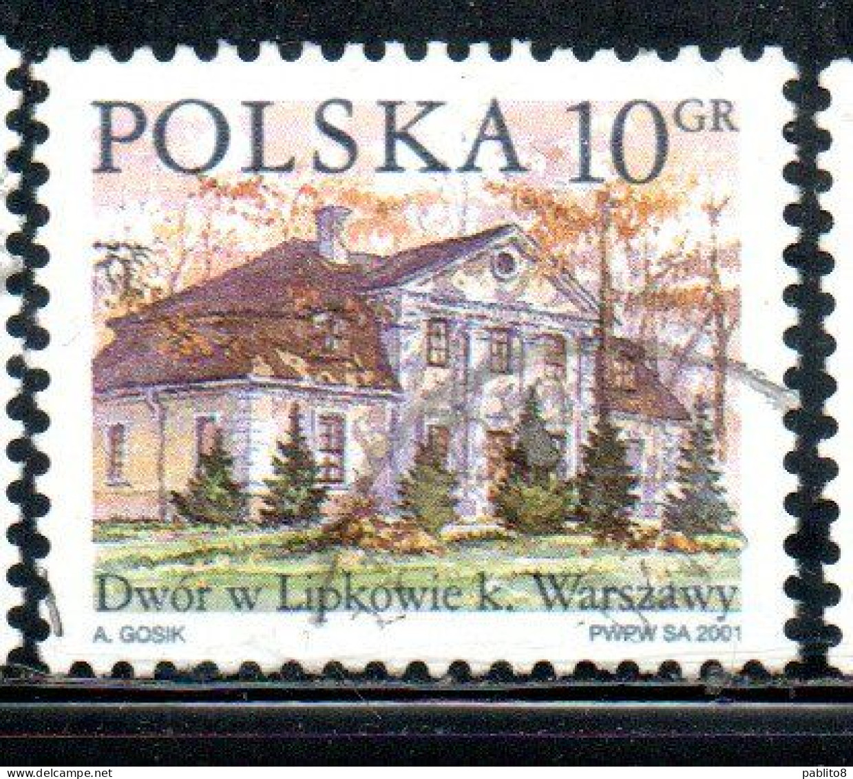 POLONIA POLAND POLSKA 2001 COUNTRY ESTATES LIPKOW 10g USED USATO OBLITERE' - Gebruikt