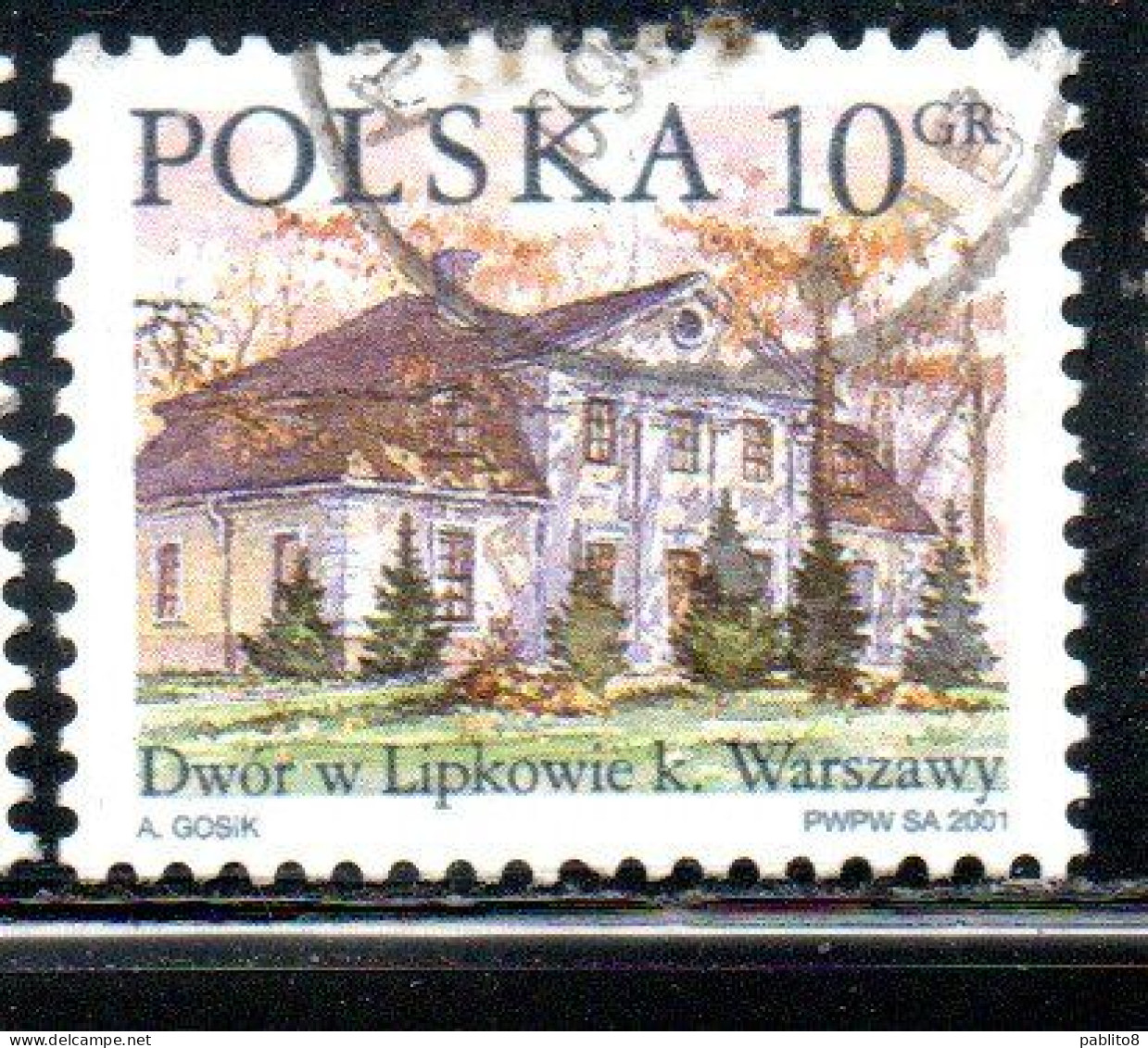 POLONIA POLAND POLSKA 2001 COUNTRY ESTATES LIPKOW 10g USED USATO OBLITERE' - Gebraucht