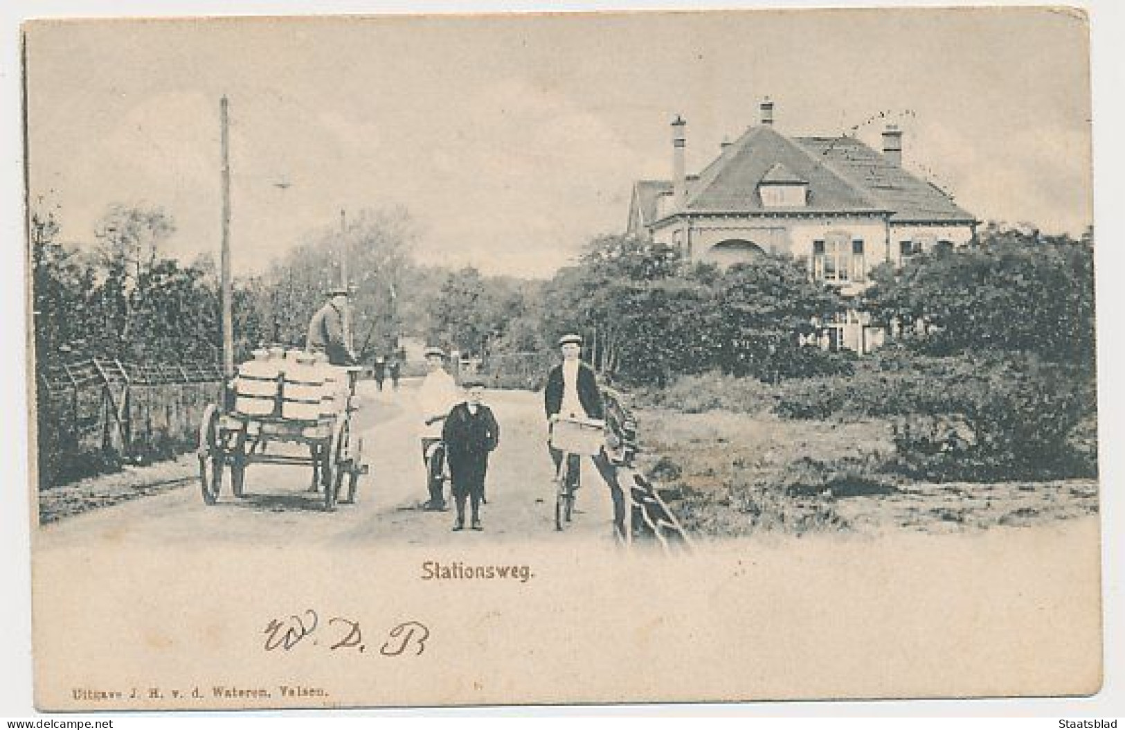 11- Prentbriefkaart Den Helder 190? - Grootrondstempel Helder - Den Helder