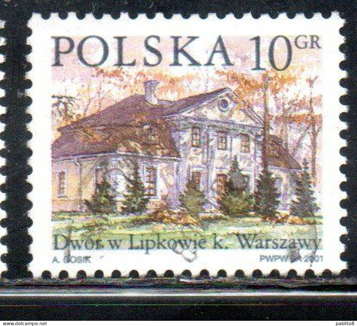 POLONIA POLAND POLSKA 2001 COUNTRY ESTATES LIPKOW 10g USED USATO OBLITERE' - Oblitérés