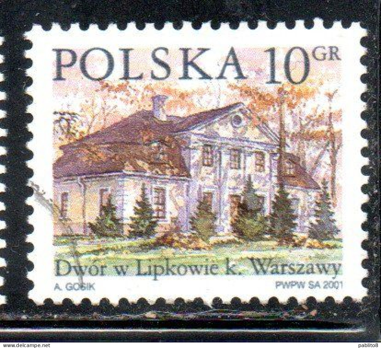 POLONIA POLAND POLSKA 2001 COUNTRY ESTATES LIPKOW 10g USED USATO OBLITERE' - Usati