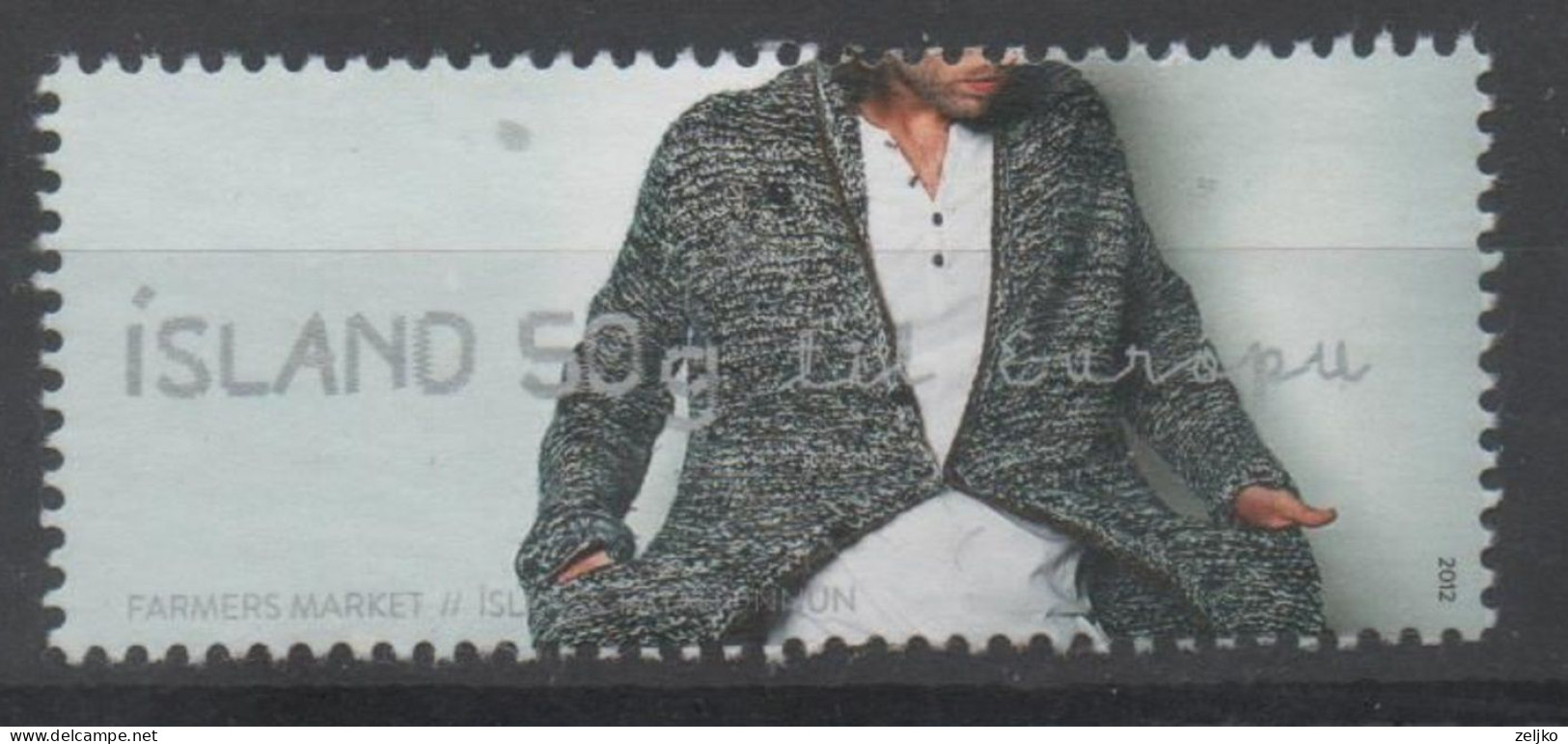 Iceland, Island, Used, 2012, Michel 1349, Farmers Market - Used Stamps