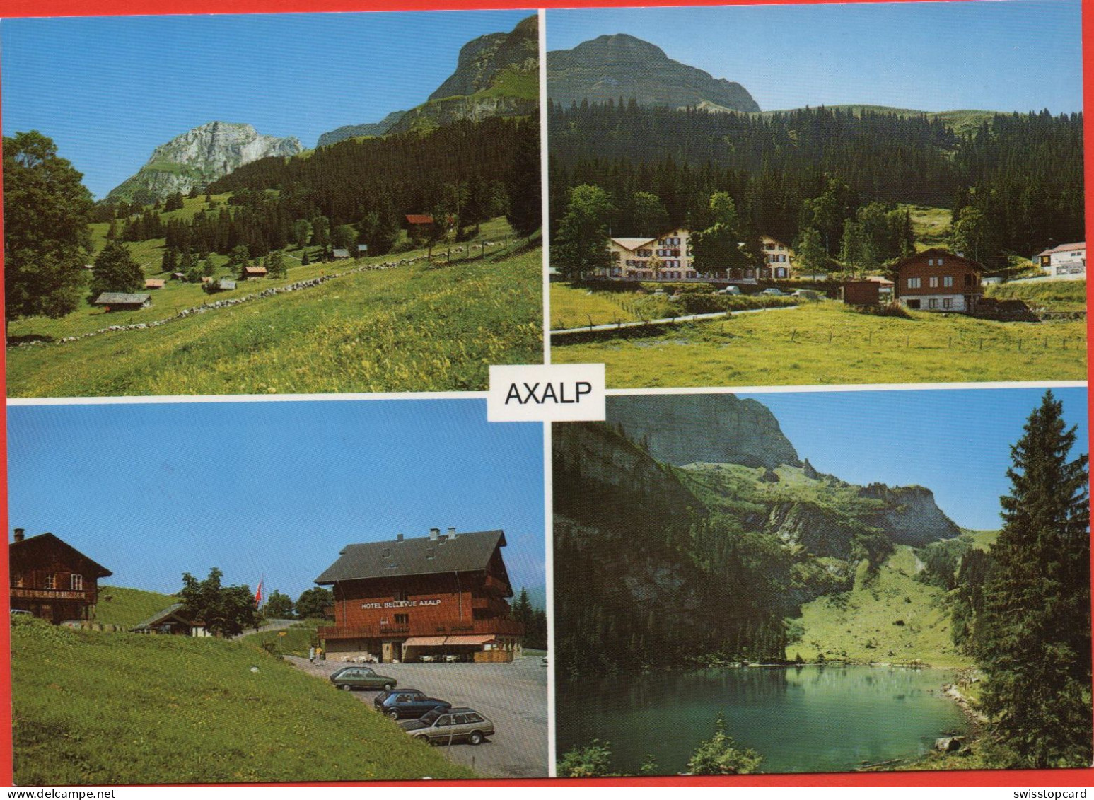 BRIENZ Axalp, Hinterburgsee, Hotel Bellevue, Auto - Brienz