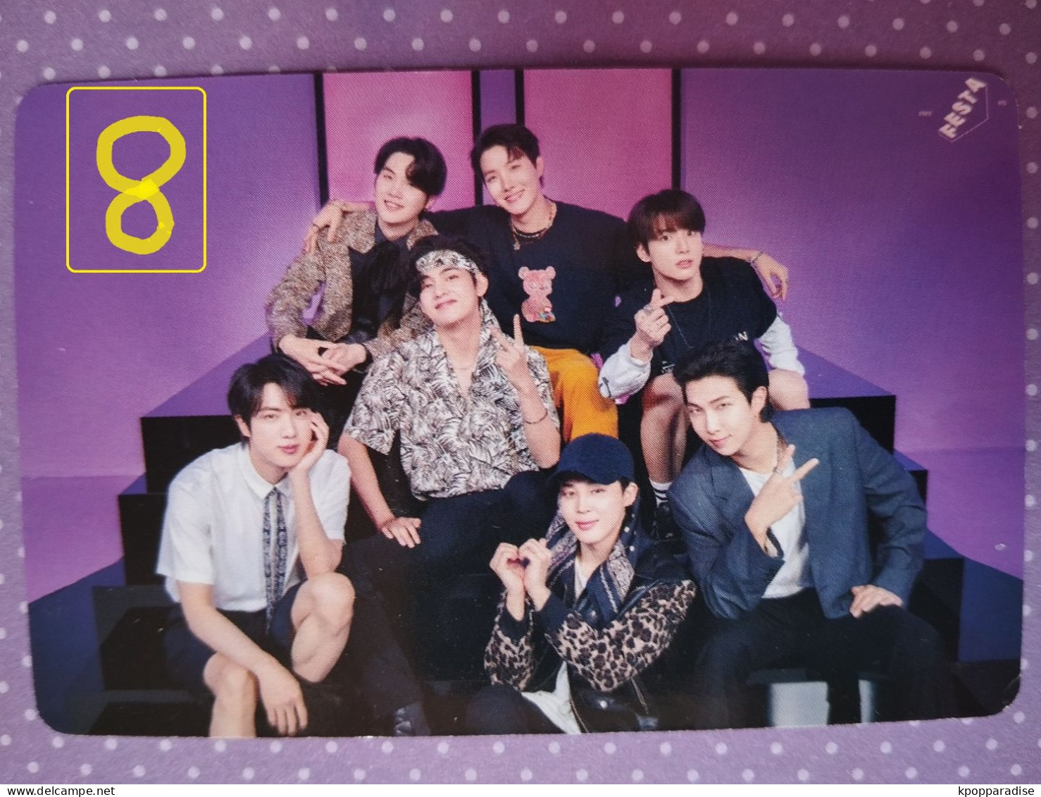 Photocard au choix  BTS Festa 2022