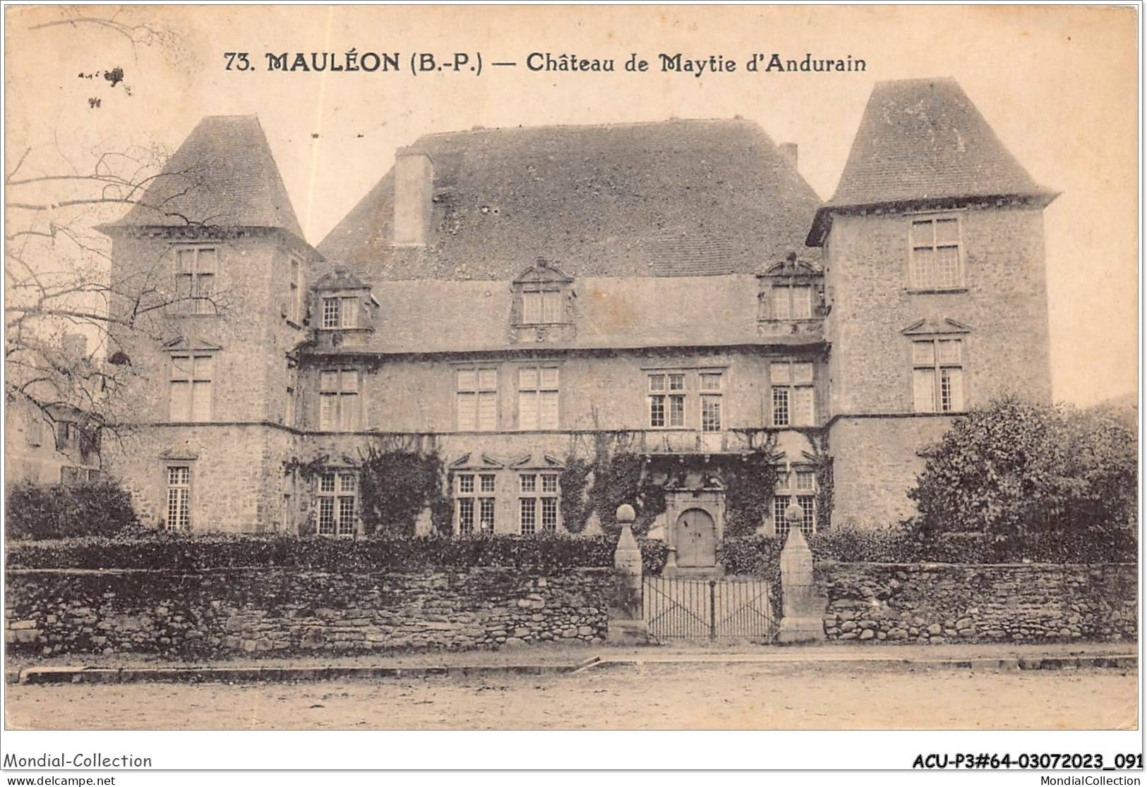 ACUP3-64-0231 - MAULEON  - Château De Maytie D'andurain  - Mauleon Licharre