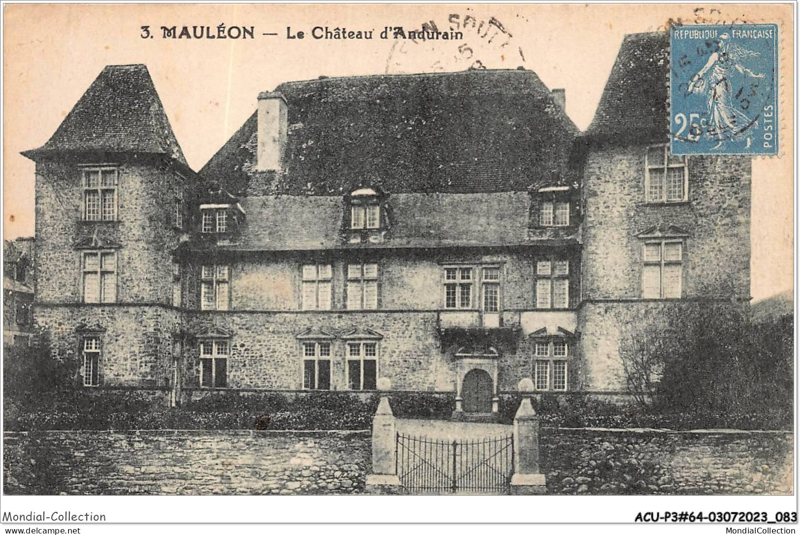 ACUP3-64-0227 - MAULEON  - Le Château D'andurain  - Mauleon Licharre