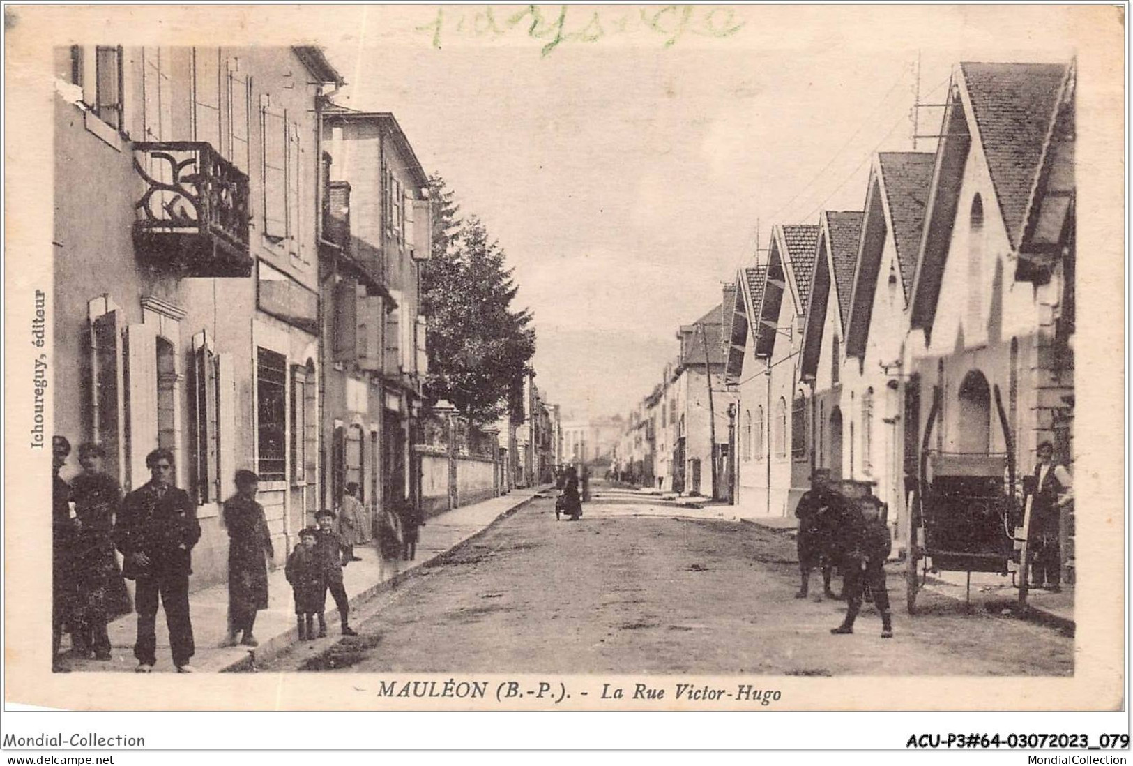 ACUP3-64-0225 - MAULEON  - La Rue Victor Hugo - Mauleon Licharre