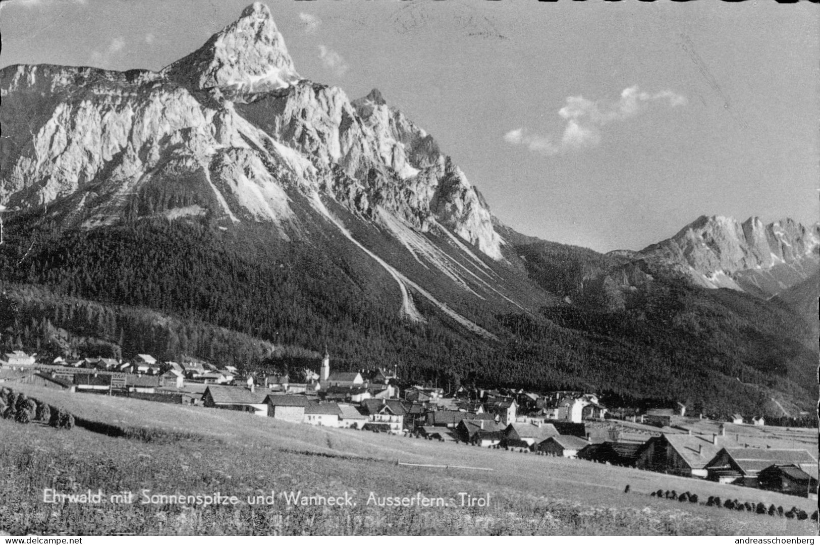 Ehrwald Mit Sonnenspitze Und Wanneck - Ehrwald