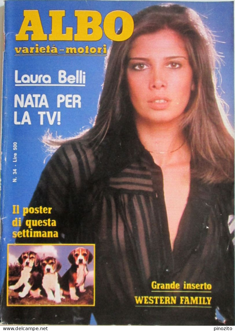 ALBO 34 1980 Laura Belli Ivan Graziani Carla Romanelli Mina Decibel Fabio Testi Sara Simeoni - Television