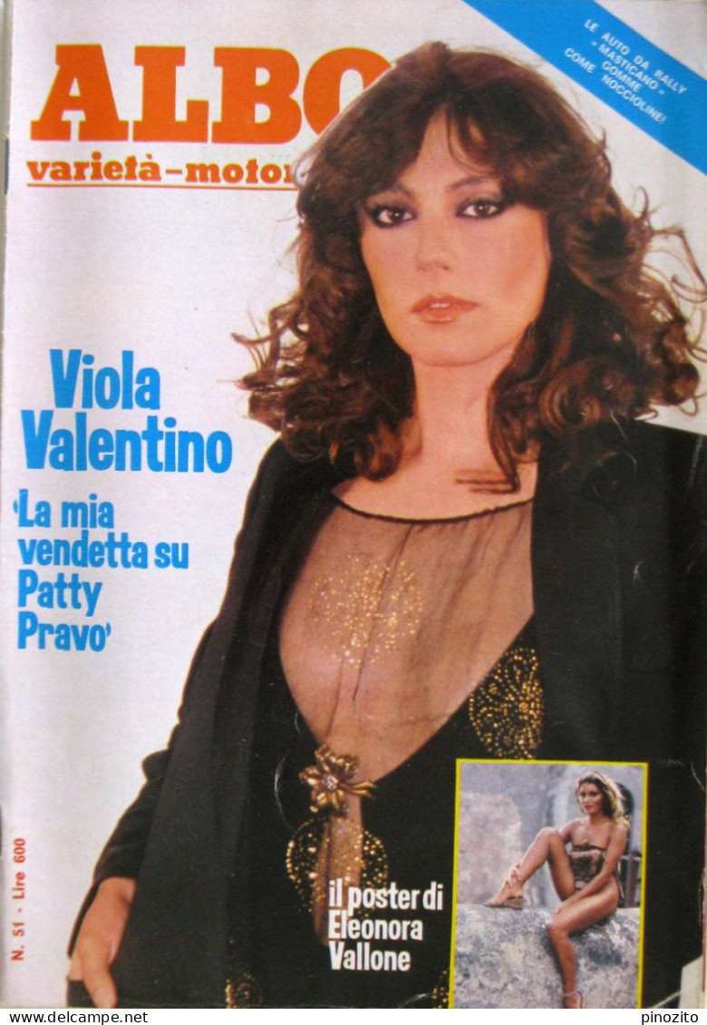 ALBO 51 1980 Viola Valentino Eleonora Vallone Edoardo Bennato Romy Schneider Raffaella Carrà - Televisión