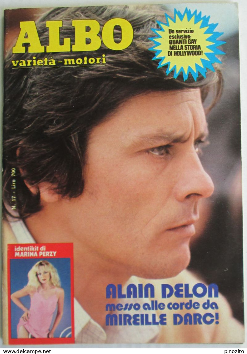 ALBO 17 1981 Alain Delon Tiziana Fiorveluti Eduardo De Crescenzo Colleen Camp - Télévision