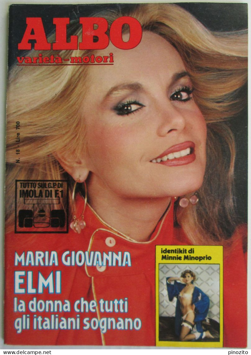 ALBO 18 1981 Maria Giovanna Elmi Minnie Minoprio Daniela Goggi Alice Cooper - Televisie