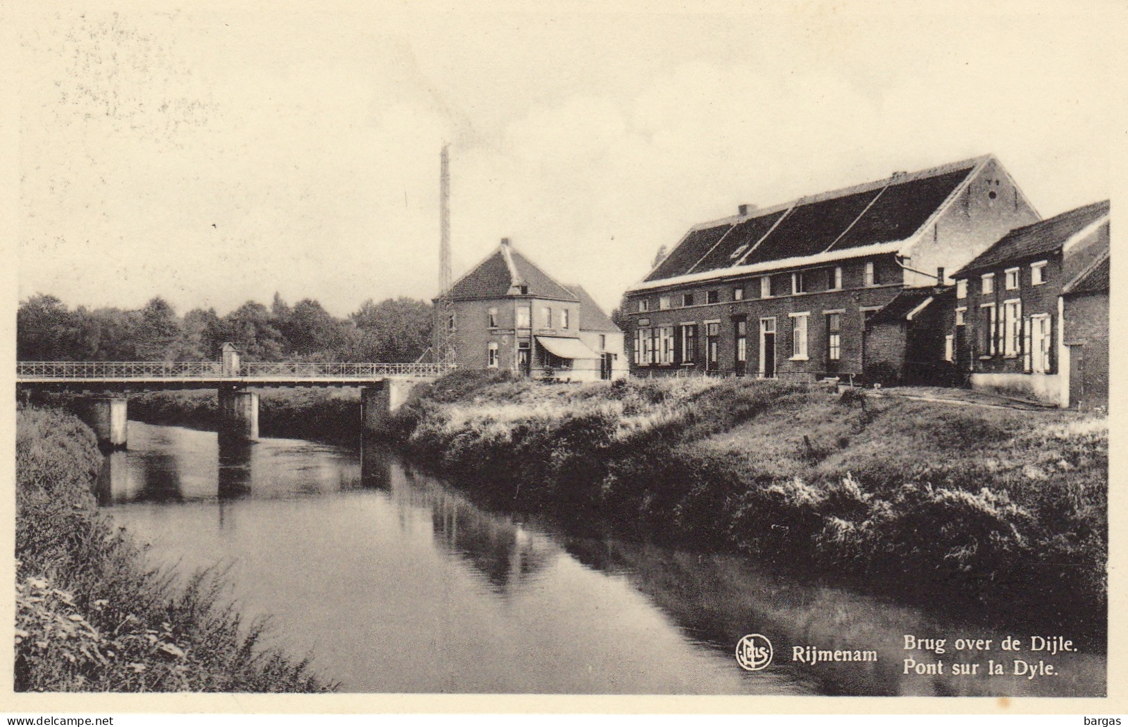 CP De Rijmenam Brugover De Dijle Pont Sur La Dyle - Bonheiden