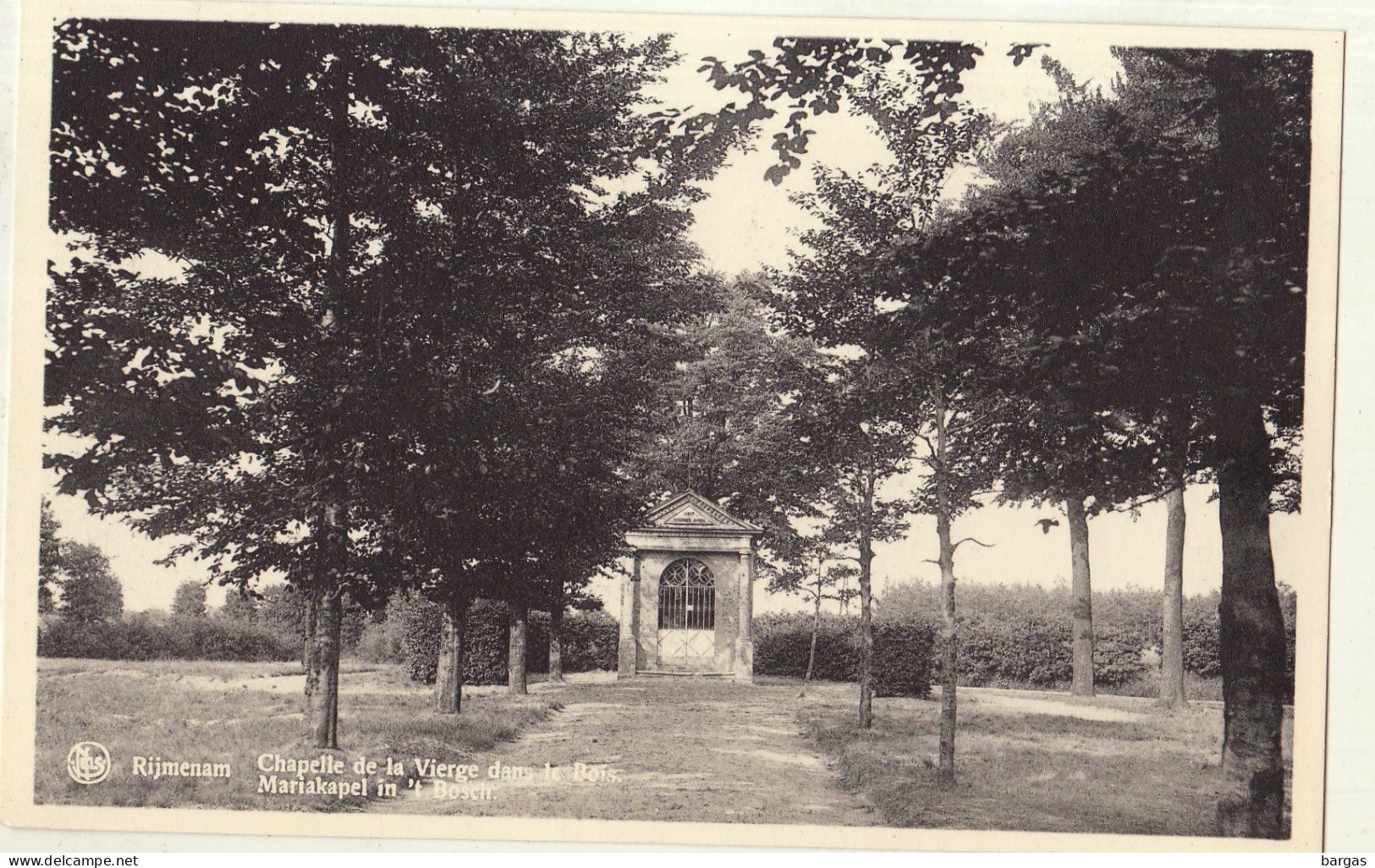 CP De Rijmenam Chapelle De La Vierge Dans Le Bois Mariakapel - Bonheiden